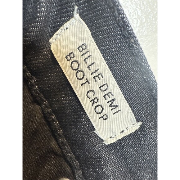 J. Crew Jeans Billie Demi Boot Crop Button Fly Black Wash Women's Size 31 - Picture 11 of 16